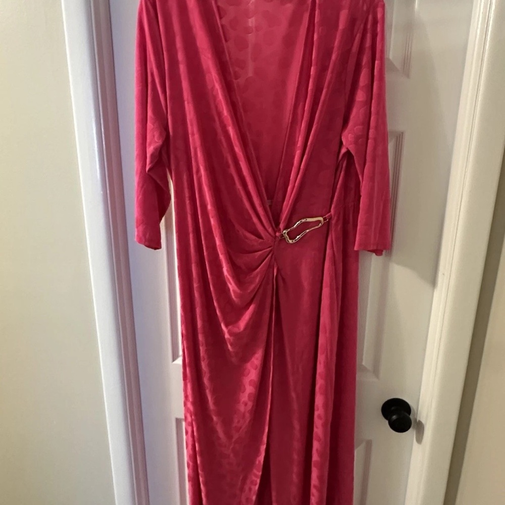 Elegant Pink Women's Sleepwear Gown
